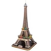 Image de Puzzle 82 Pièces : Puzzle 3D avec LED - La Tour Eiffel - Difficulté : 6/8,