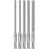 Image de Bosch 5x Coffret de forets pour perforateur PRO SDS plus-5X (pour Béton, Briques silicocalcaires, Ø 6,0, 6,0, 8,0, 8,0, 10,0 mm, Professional Accessoire Marteau burineur, Brise-béton) en occasion ou reconditionné