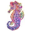 Image de Puzzle 3D en bois Hippocampe pour adultes et enfants_ multicolore