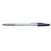 Image de Stylo Bille transparent Pte Moyenne 1mm Noir