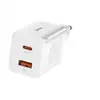 Image de Chargeur Secteur Double Sortie USB-A/USB-C 30W QC3.0 Edition Super Si Pro Blanc