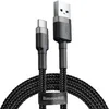 Image de Cable Cafule USB Type A - Type C M/M 2m (Noir)