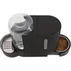 Image de Distributeur de croquettes et d'eau M.PETS DUPLO 1,3kg/3L - 40x16.2x29.1 cm - Noir