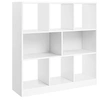 Image de Bibliothèque en bois 97,5 x 30 x 100 cm (L x P x H), Blanc LBC52WT