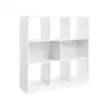 Image de Meuble de rangement avec compartiments ouverts, Blanc / 8 Cube (97,5L cm)