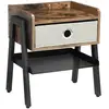 Image de Table de chevet tiroir tissu
