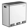 Image de Poubelle de Recyclage 3 x 18L, 3 Compartiments gris LTB54NL