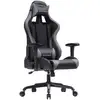 Image de Fauteuil gamer ergonomique, Noir + Gris