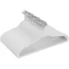 Image de Cintres en plastique antiglisse, Blanc