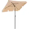 Image de Parasol avec sac de transport, Taupe / 2 x 1,25 m