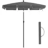 Image de Parasol avec sac de transport, Gris / 2 x 1,25 m