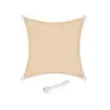 Image de 5 x 5 m voile d'ombrage en HDPE, Jaune Sable