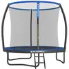 Image de Trampoline extérieur avec échelle, Bleu / Ø 244 cm
