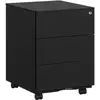 Image de Caisson de bureau avec 3 tiroirs, Noir / 3 tiroirs (53,8H cm)