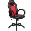Image de Fauteuil de bureau réglable comfortable, Noir et Rouge