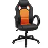 Image de Fauteuil de bureau réglable comfortable, Noir et Orange