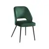 Image de Chaise de salle à manger velours, Vert
