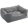 Image de Lit pour chien en tissu peluche