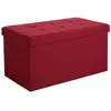 Image de Coffre de rangement pliable, Rouge