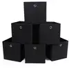 Image de Boîtes de rangement pliables, Noir / 6