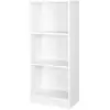 Image de Étagère de rangement à 3 niveaux, Blanc Nuage / 40 x 24 x 93 cm