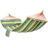 Image de Hamac de jardin portable avec 2 oreillers, Vert + Orange