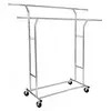 Image de Portant à vêtements Charge Max 110 kg Mètal chromé argent HSR12S