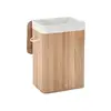 Image de Panier à linge en bambou pliable, Naturelle