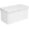 Image de Coffre de rangement pliable, Blanc