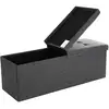 Image de Banc rangement 120L gris foncé