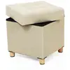 Image de Banc de rangement rembourré plibale, Beige