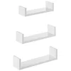 Image de SONGMICS ÉtagÈre Murale Suspendue, Lot de 3, DÉcoration Salon, Longueur 30/35/40 cm, Tablette Flottante, CapacitÉ 10 kg, Salon, Bureau, Salle de Bain, Cuisine, Blanc Brillant LWS40WT en occasion ou reconditionné