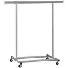 Image de Portant à vêtements mobile avec tringle extensible