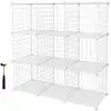 Image de Armoire de rangement 9 compartiments, Blanc