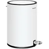 Image de SONGMICS Poubelle 3L, Poubelle de Salle de Bain, Petit, avec Couvercle, Fermeture en Douceur, Seau Intérieur Amovible en Plastique, pour Salle de Bain, Bureau, Acier, Blanc Nuage LTB11WT en occasion ou reconditionné