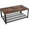 Image de Table basse avec étagère grillagée