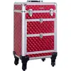 Image de Valise de maquillage professionnel mobile, Rouge