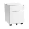 Image de Caisson de bureau avec 2 tiroirs, Blanc