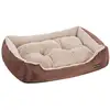 Image de Panier pour chien avec coussin réversible, Marron / 65 x 55 x 20 cm
