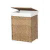Image de Panier à linge avec poignée, Naturel