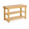 Image de Banc Etagère à Chaussures Charge admissible: 120 kg en Bambou naturel LBS04N