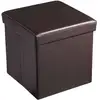 Image de Coffre de rangement lisse 40L brun