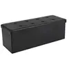 Image de Coffre de Rangement 110 x 38 x 38 cm Max. de 300 kg Noir LSF701