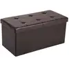 Image de Coffre de rangement pliable, Marron