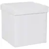 Image de Coffre de rangement pliable, Blanc