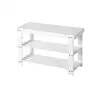 Image de Banc étagère à chaussures à 3 niveaux, Blanc