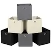 Image de SONGMICS Lot de 6 Boîtes de Rangement, Cubes de Rangement Pliables en Tissu Non Tissé, Coffret de Rangement pour Jouets, 2 Gris, 2 Noirs, 2 Beiges RFB06GHM en occasion ou reconditionné