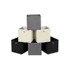 Image de Cube de rangement en tissu, Gris+ Noir+ Beige