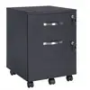 Image de Caisson de bureau avec 2 tiroirs, Noir