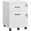 Image de Caisson de bureau avec 2 tiroirs, Blanc